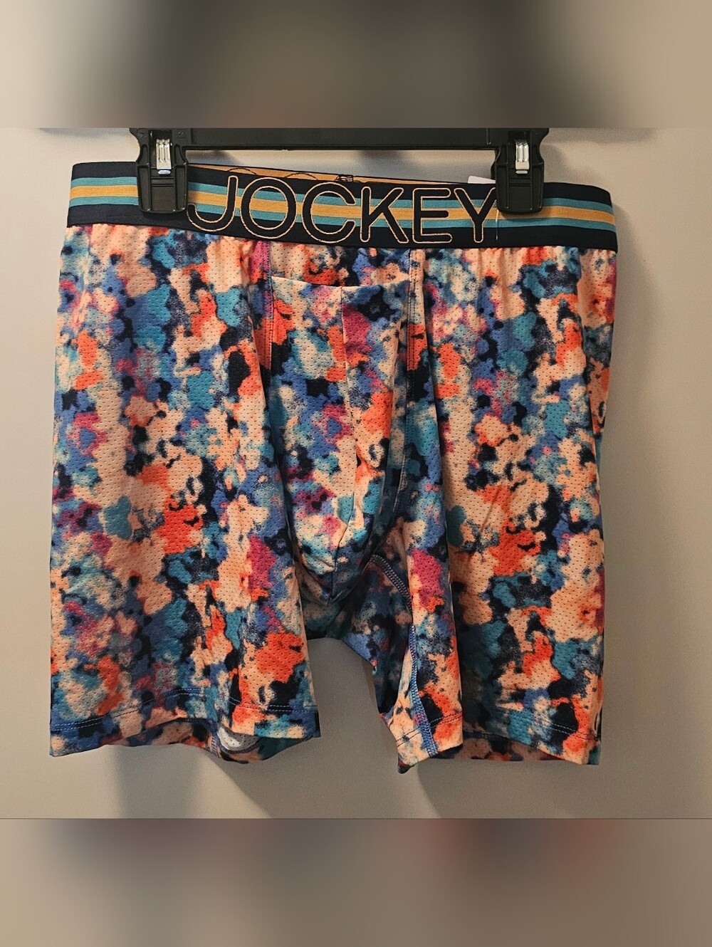 Jockey Sport Men's Stability Pouch Microfiber 6" Boxer Brief - Medium - NWT